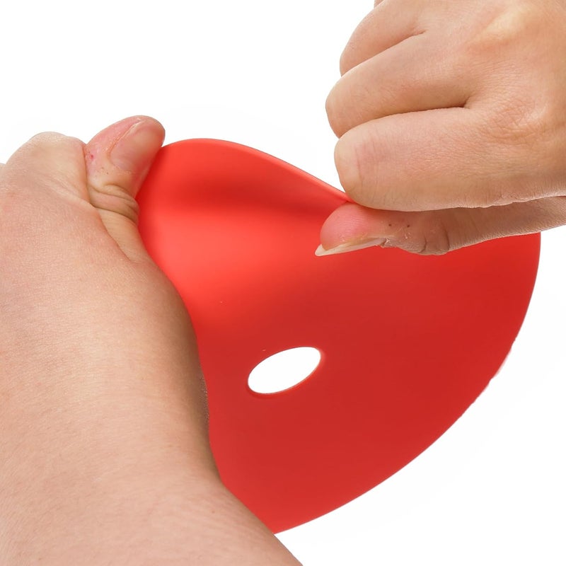 Eorbow 20 Pcs 6 Inch Flat Cones Spot Markers, Non-Skid Floor Hole Spot Markers, Soccer Cones Field Court Markers, Flat Discs Training Field Cones for Sports Speed Agility Practice, 5 Colors - Image 3